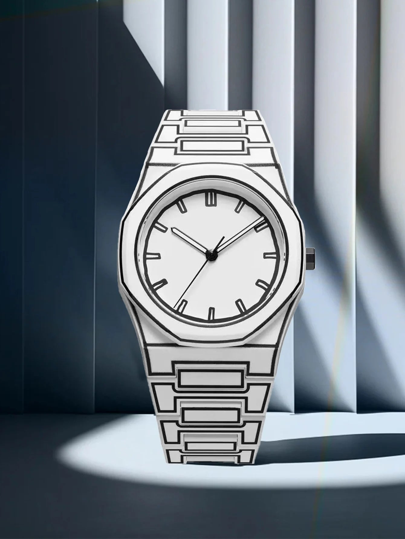 LUCKYFOXNew high-end watches men's trend graffiti art quartz watches