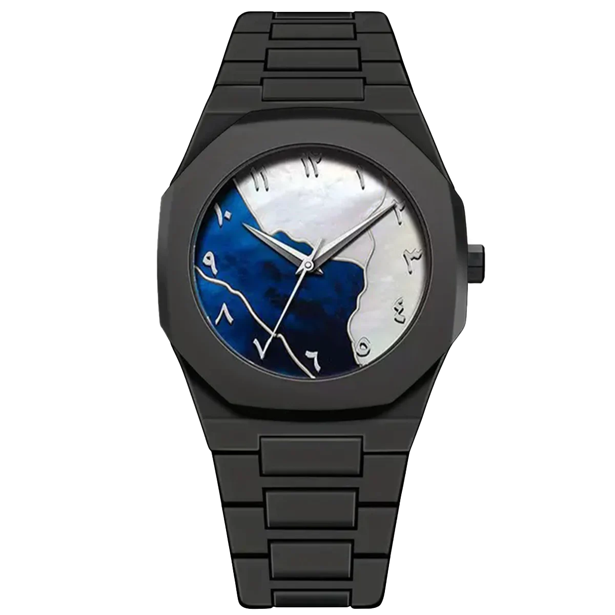 LUCKYFOXNew high-end watches men's trend graffiti art quartz watches