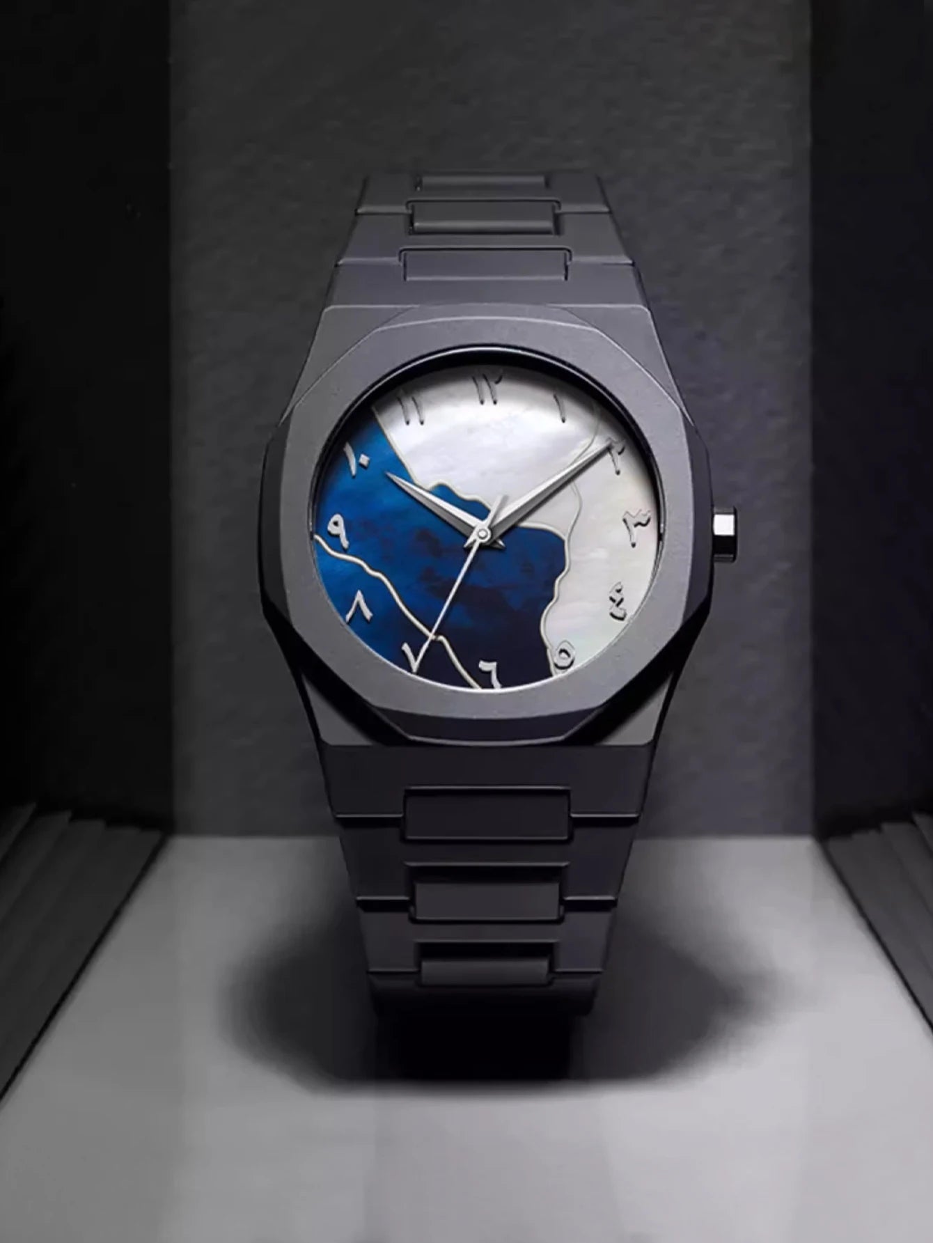 LUCKYFOXNew high-end watches men's trend graffiti art quartz watches